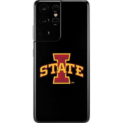 Iowa State University Primary Logo Black Galaxy S21 Ultra 5G Skin